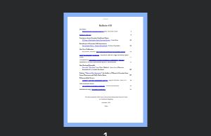 The left rail of Chrome's PDF viewer showing the generated PDF: one icon, for page thumbnails only.